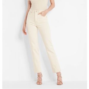Express Modern Straight Super High Rise Jean 2R